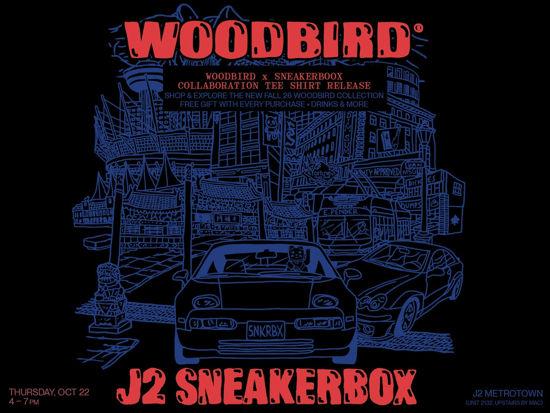Woodbird x J2 Sneakerbox T-Shirt Collab