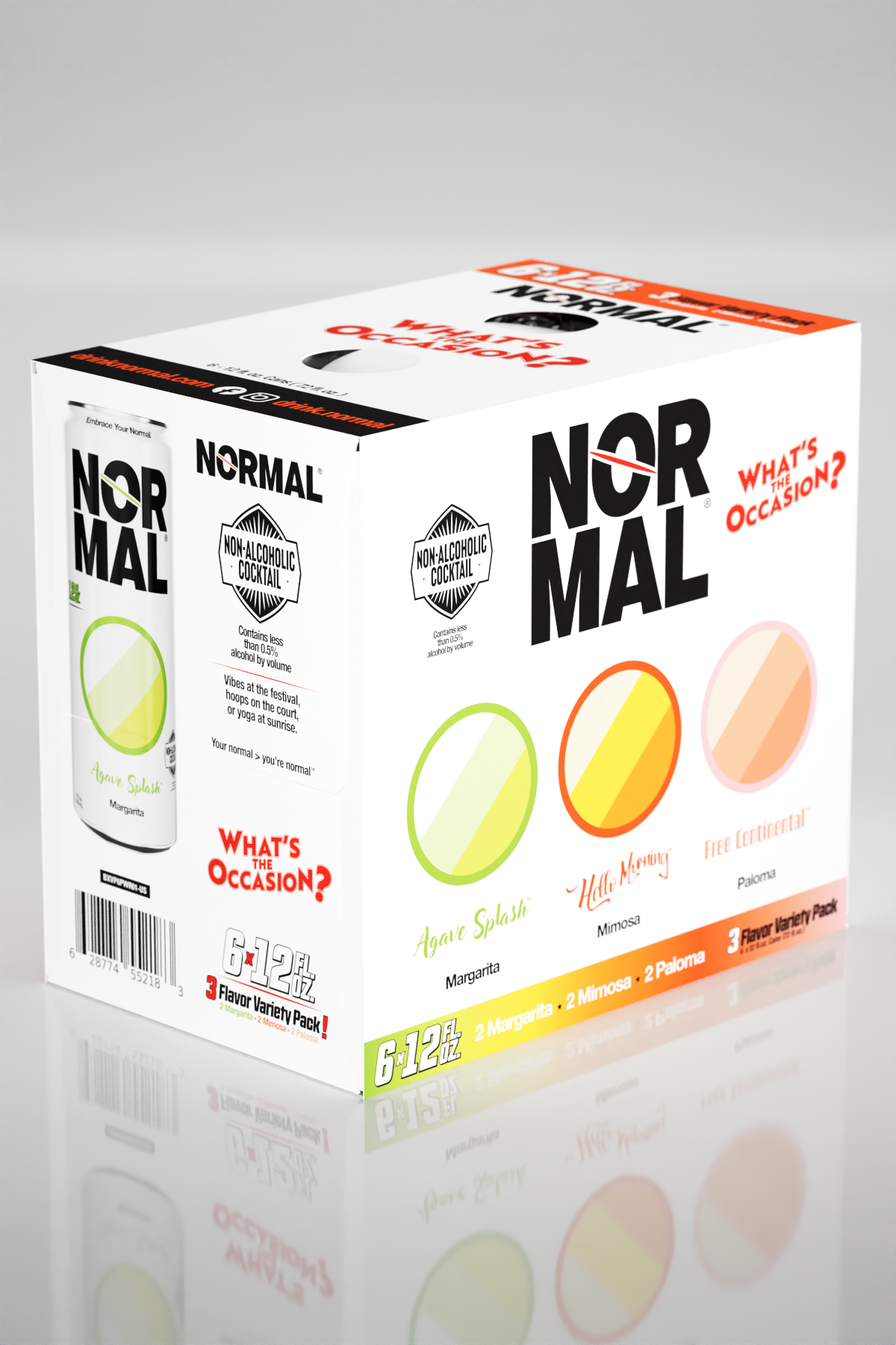 Normal Beverage 3 Flavor Variety Box non-alcoholic cocktails