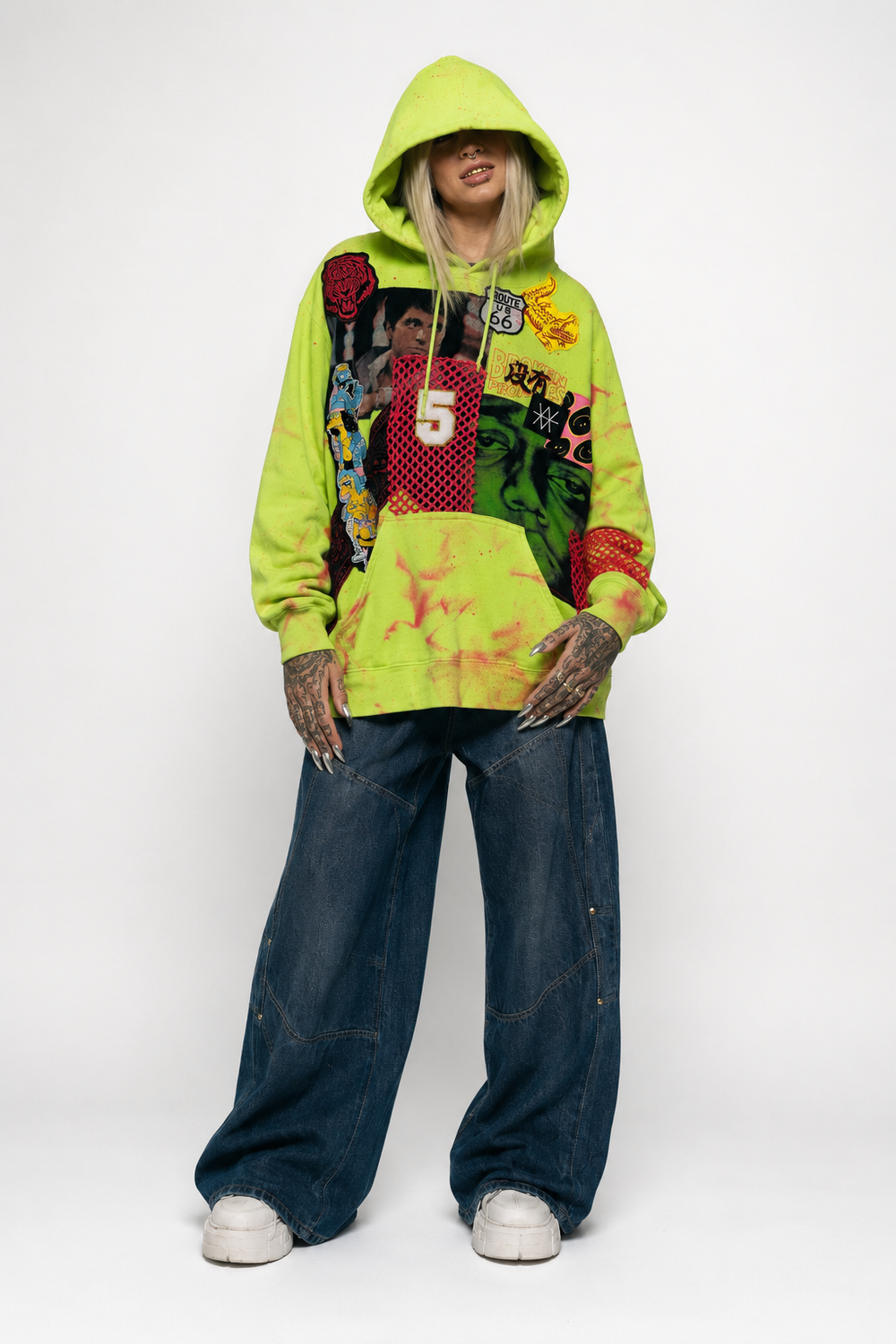 Collage till ya Sweat Hoodie by AngelaXAndrea, styled shot