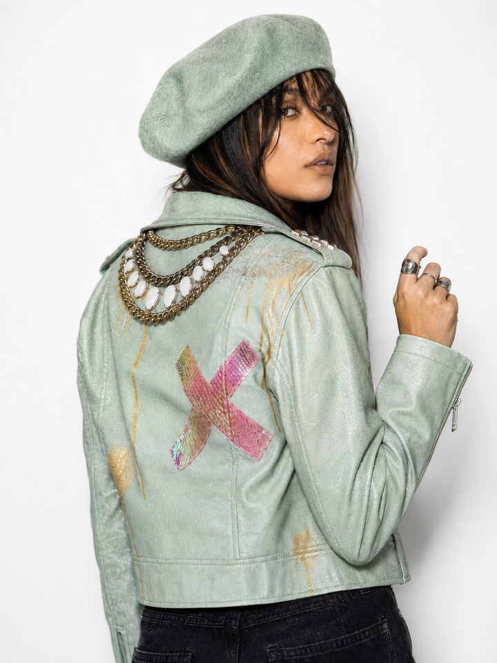 Drip Drip Faux Life Jacket by Cooney Sisters, styled shot