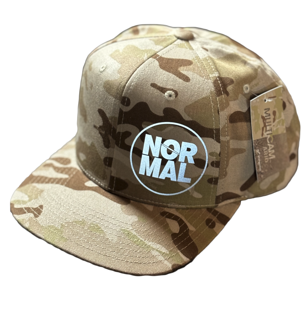 Normal Camo Snapback Ball Cap