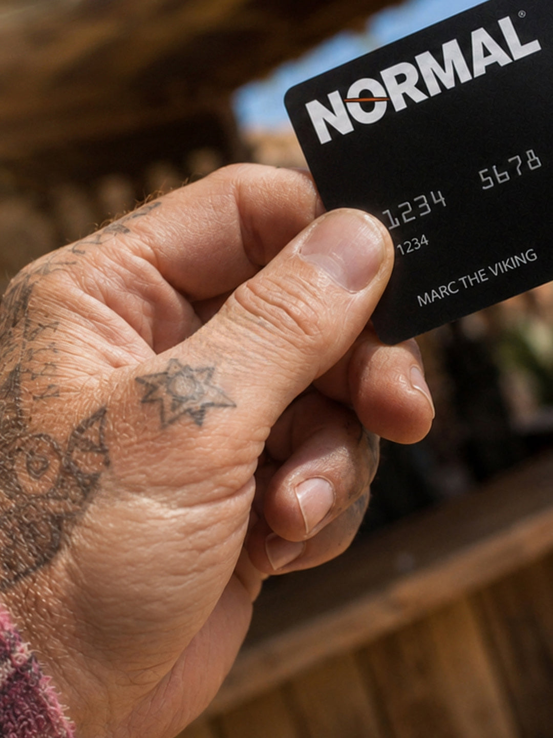Normal Beverage digital gift card, Marc the Viking design