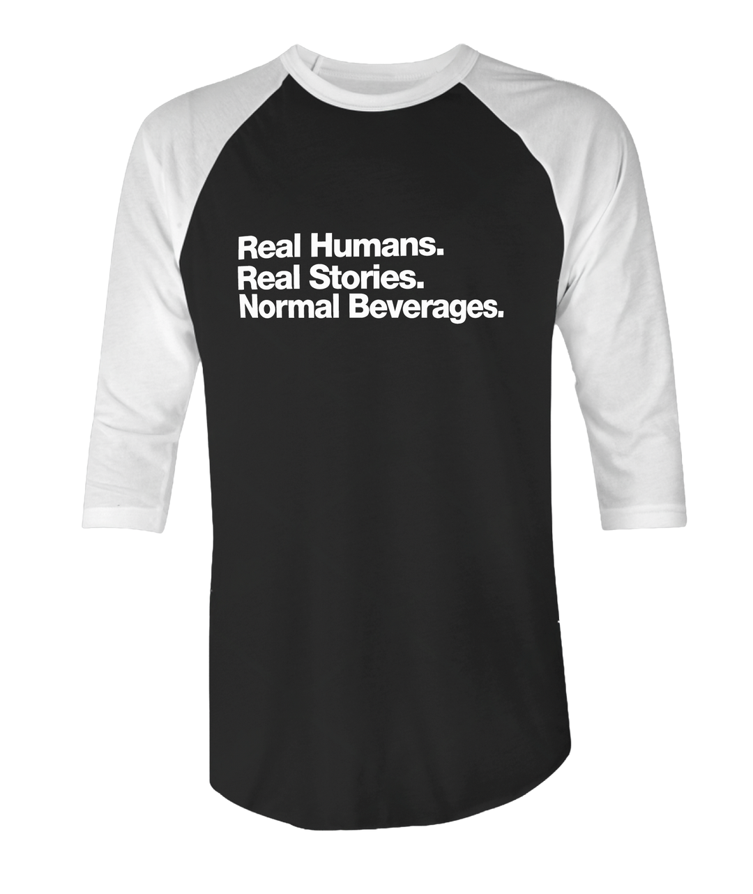 Normal Real Raglans 3/4 Sleeve Band Tee