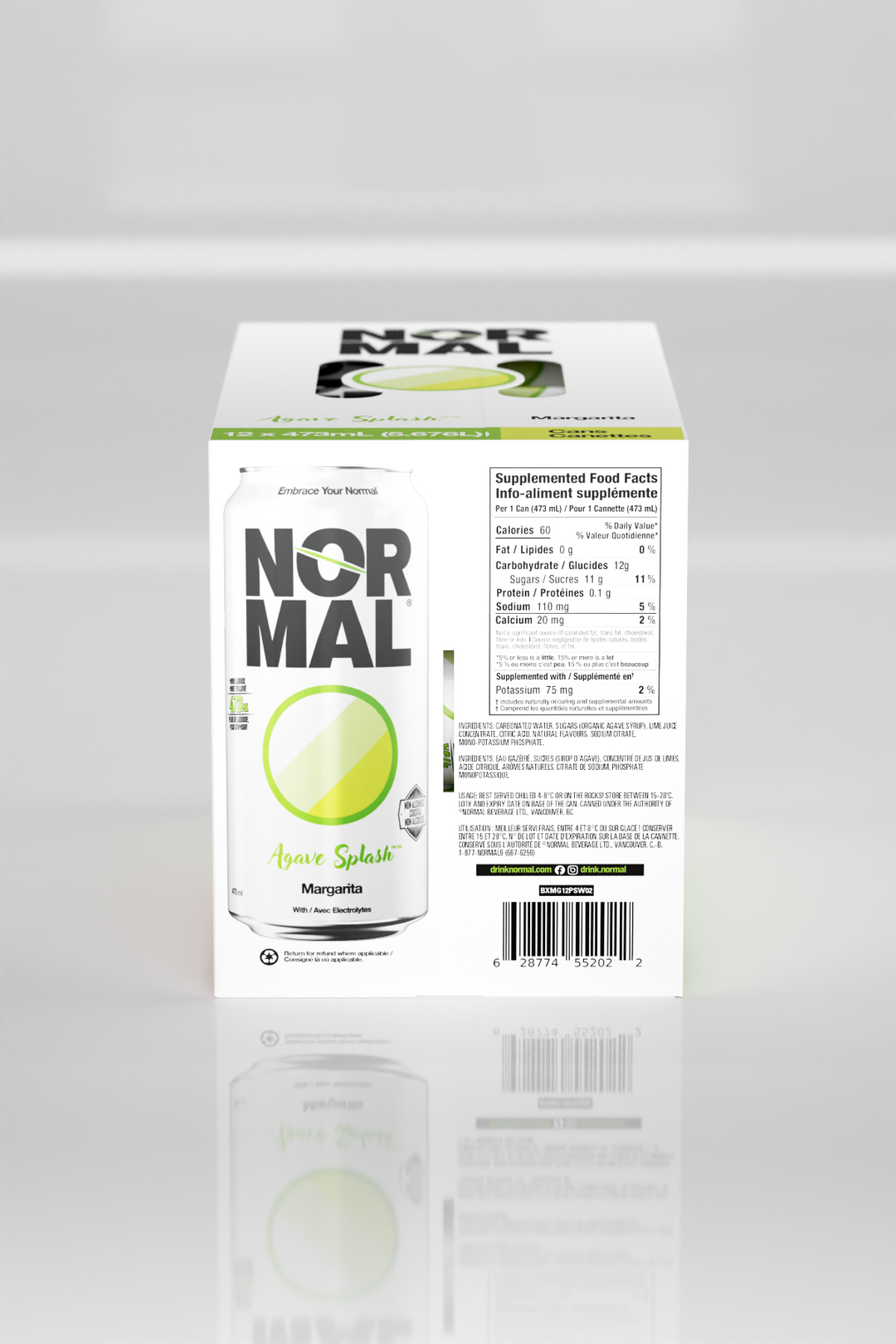 Mocktail margarita prêt-à-boire aux saveurs d&