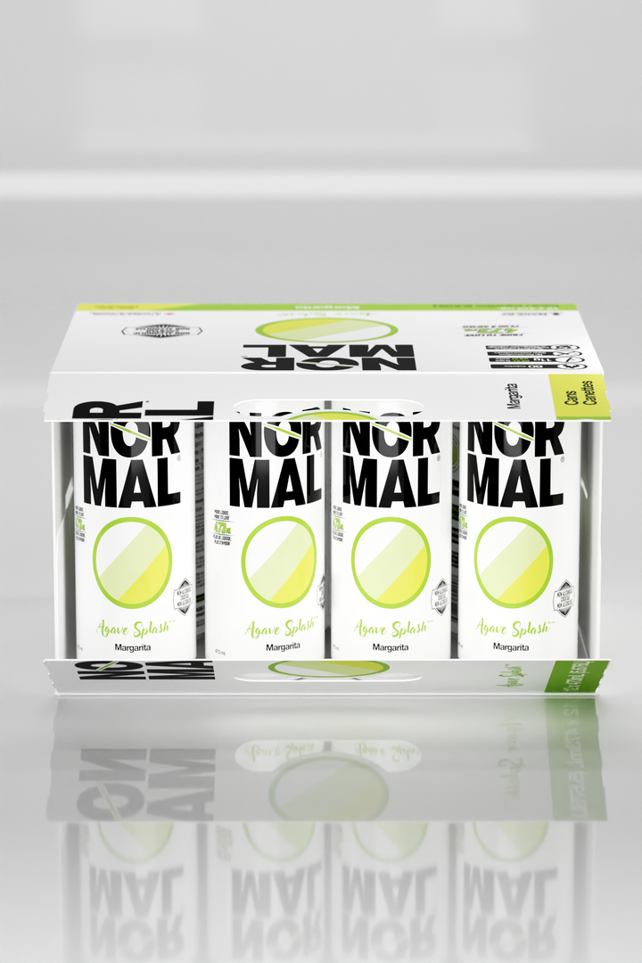 Agave Splash™ Margarita 12-pack, open case top view