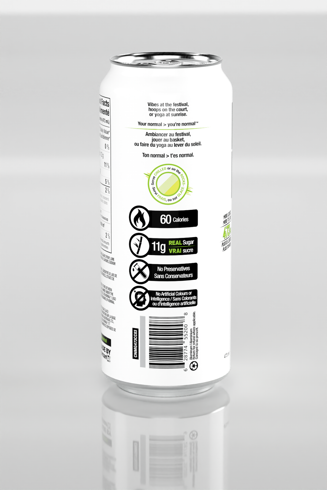 Agave Splash™ Non-Alcoholic Margarita Cocktail - 4x473ml | 4-Pack