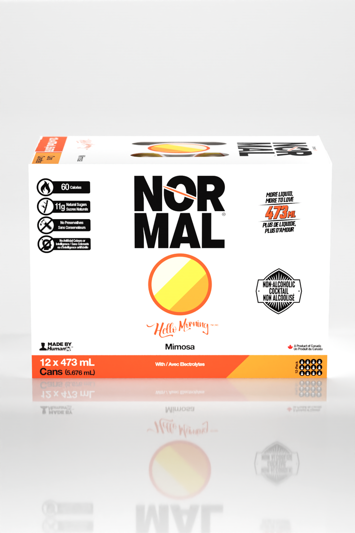 Hello Morning™ Mimosa 12-pack box, front view
