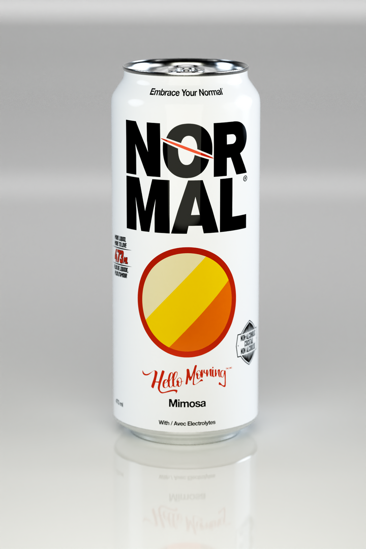 Hello Morning™ Mimosa, tilted can shot
