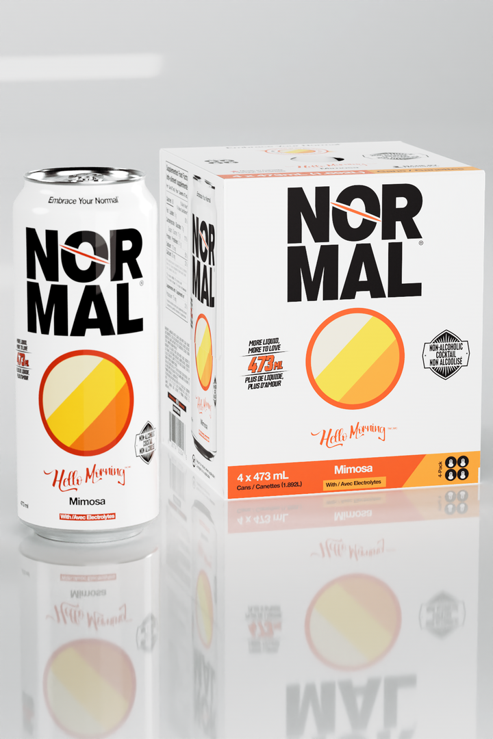 Hello Morning™ Non-Alcoholic Mimosa Cocktail - 4x473ml | 4-Pack