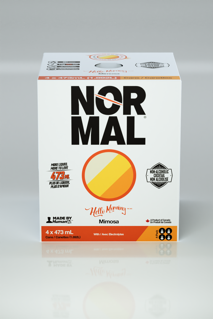 Mimosa sans alcool faible en sucre, par Normal Beverage