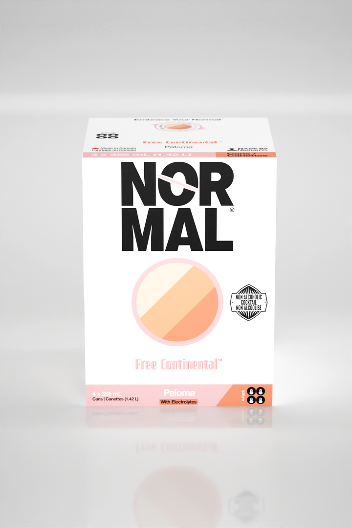 Free Continental™ Paloma 4-pack box, front view
