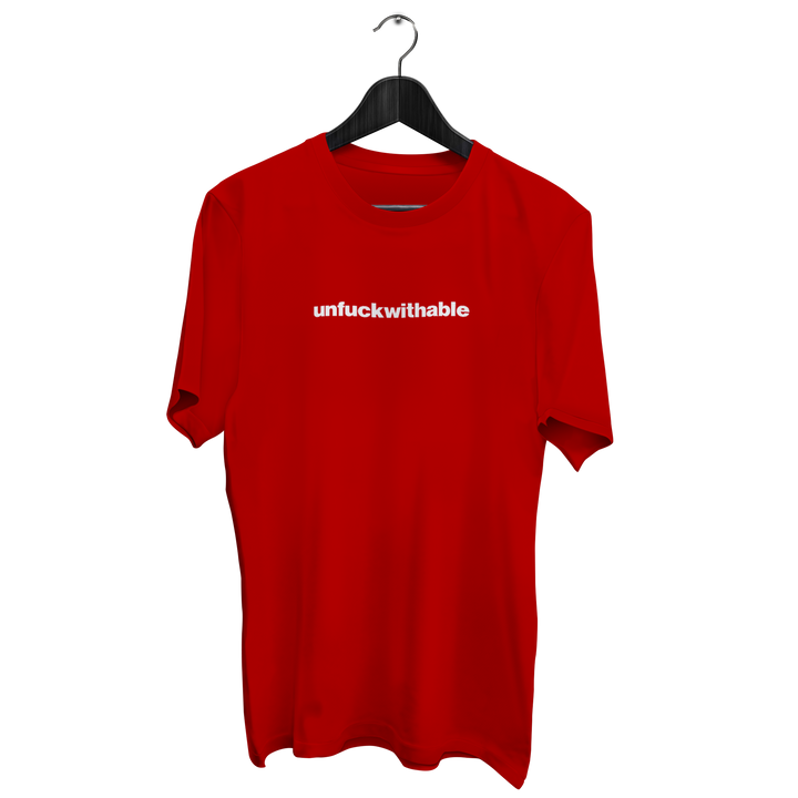 Unfvckwithable - Red SS T-Shirt, detail view
