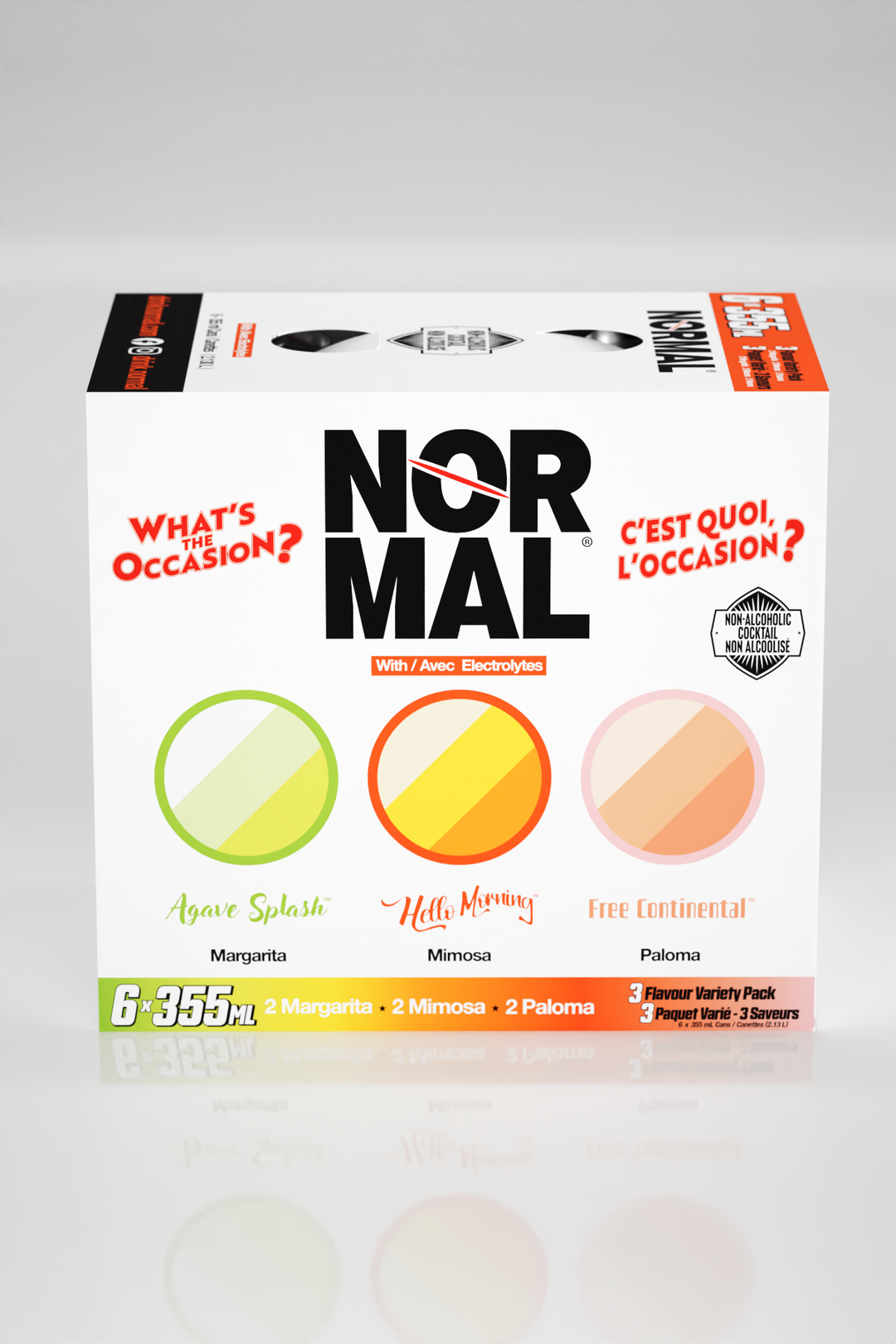 Normal Beverage 3 Flavour Variety Box - 6x355ml | 6-Pack