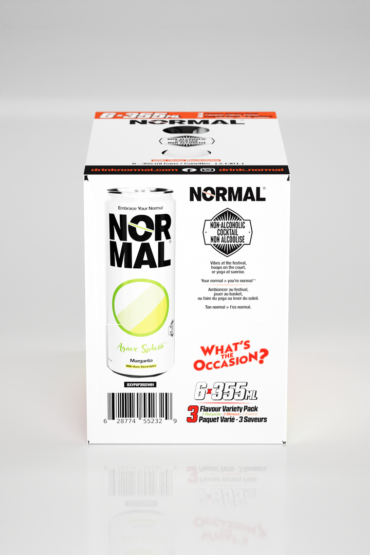 Normal Beverage 3 Flavour Variety Box - 6x355ml | 6-Pack