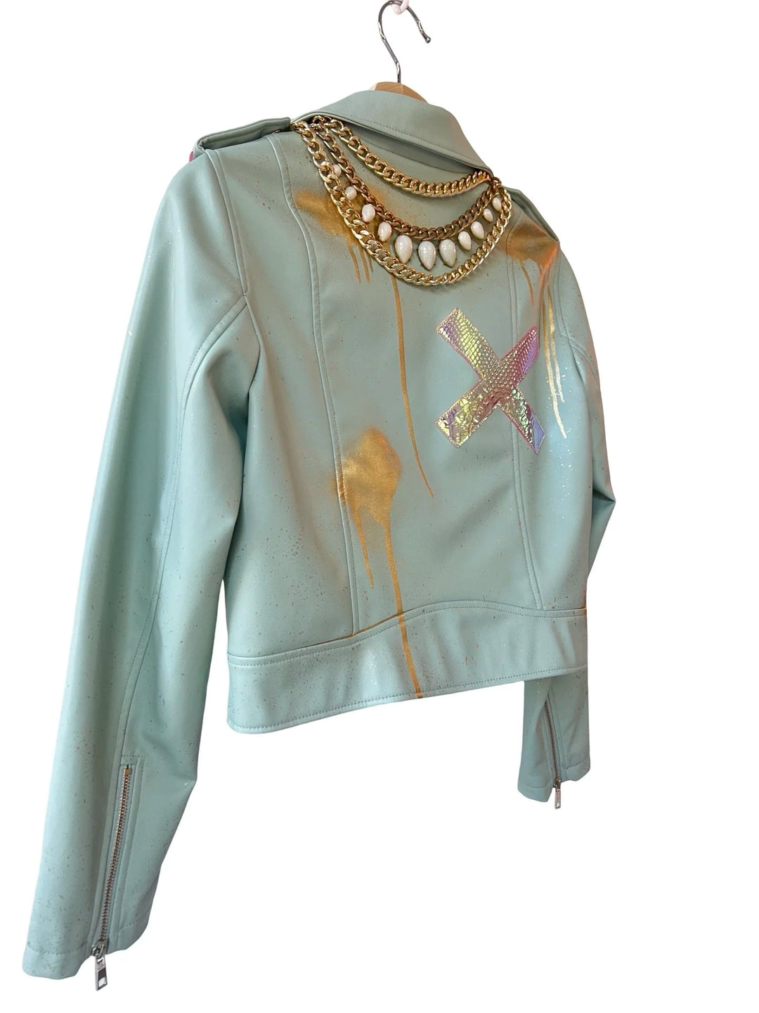 Drip Drip Faux Life Jacket by Cooney Sisters, detail view