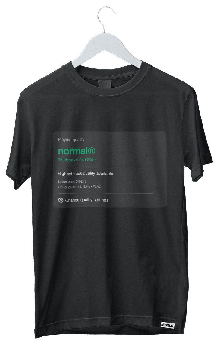 Normal Lossless T-Shirt, mockup